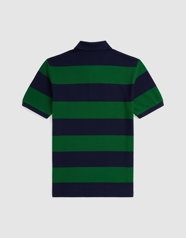 Polo Ralph Lauren - Striped Cotton Mesh Polo Shirt - Teens