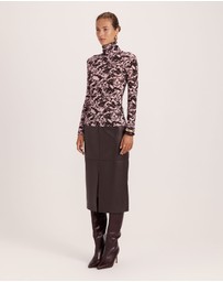 SABA - Truffle Wool Long Sleeve Top