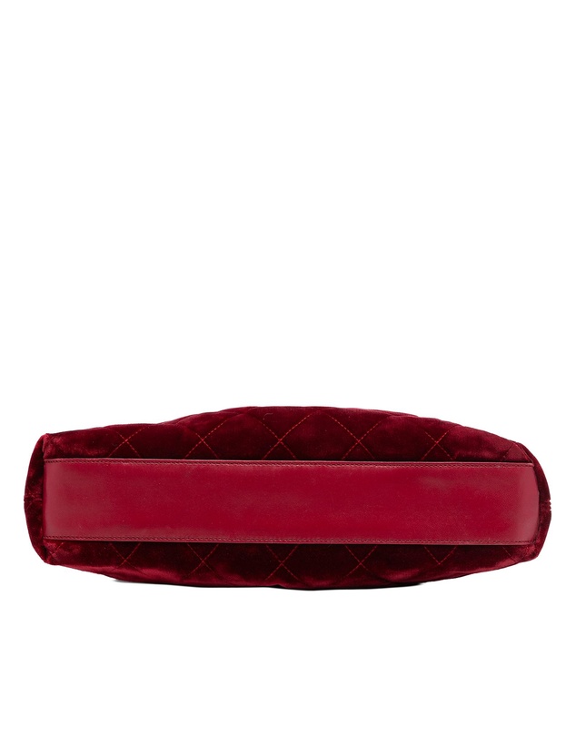 Pre-Loved by Azura Reborn - Pre-Loved CC Quilted Velvet Top Handle Bag