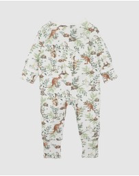 Bebe by Minihaha - Charlie Organic LS Zipsuit - Babies