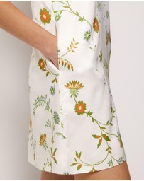 AERE - Tarsha Satin Shift Mini Dress