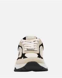 Steve Madden - Sneak-Peak Irish/Black Silver Sneakers