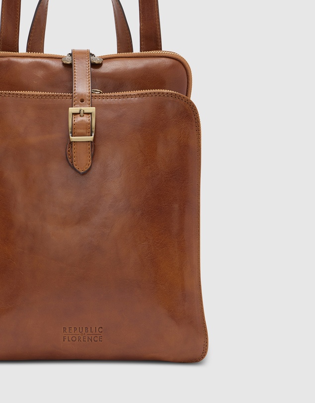 Florence - The Emma Tan 3-in-1 Convertible Backpack