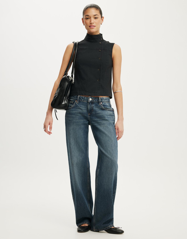 Cotton On - Frankie Funnel Neck Top