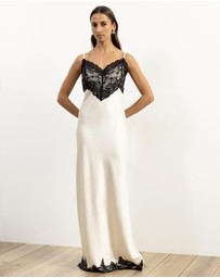 Atmos&Here - Sharna Satin Maxi Dress