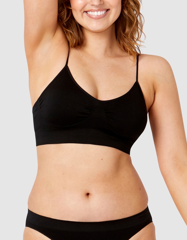 Ambra - 2 Pack Bare Essentials Recycled Nylon Padded Wirefree Bra