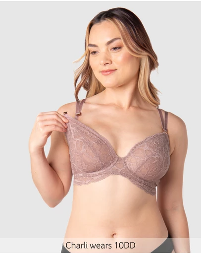 Hotmilk Maternity Lingerie - Heroine Plunge Nursing Bra - Flexiwire