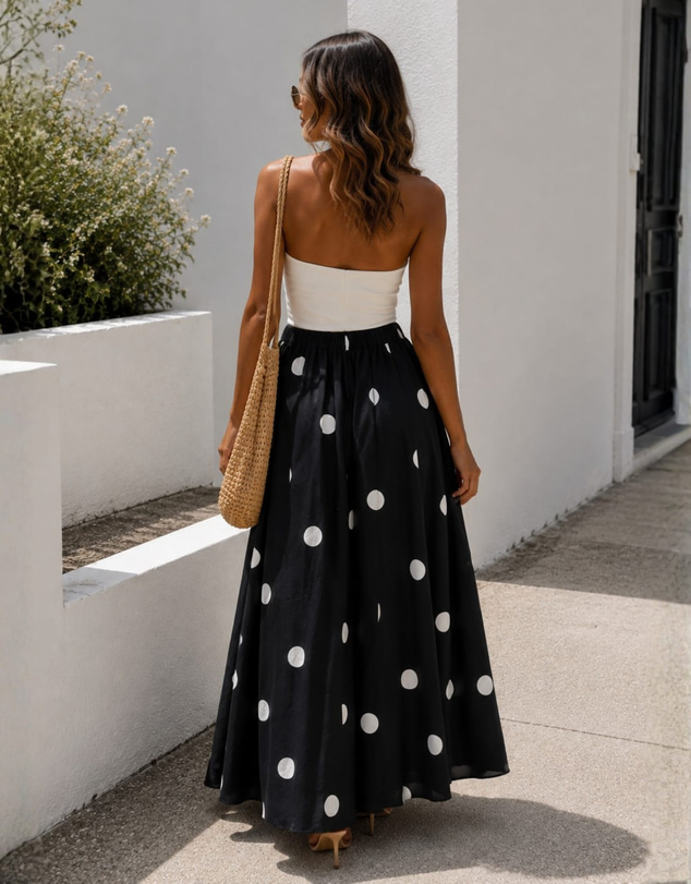 Esther & Co - Orivelle Dress - Multi Spot