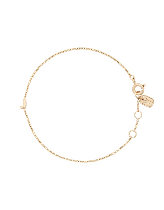 YCL  - Bubble Initial Bracelet J