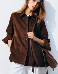 ARKET - Suede Crossbody Bag