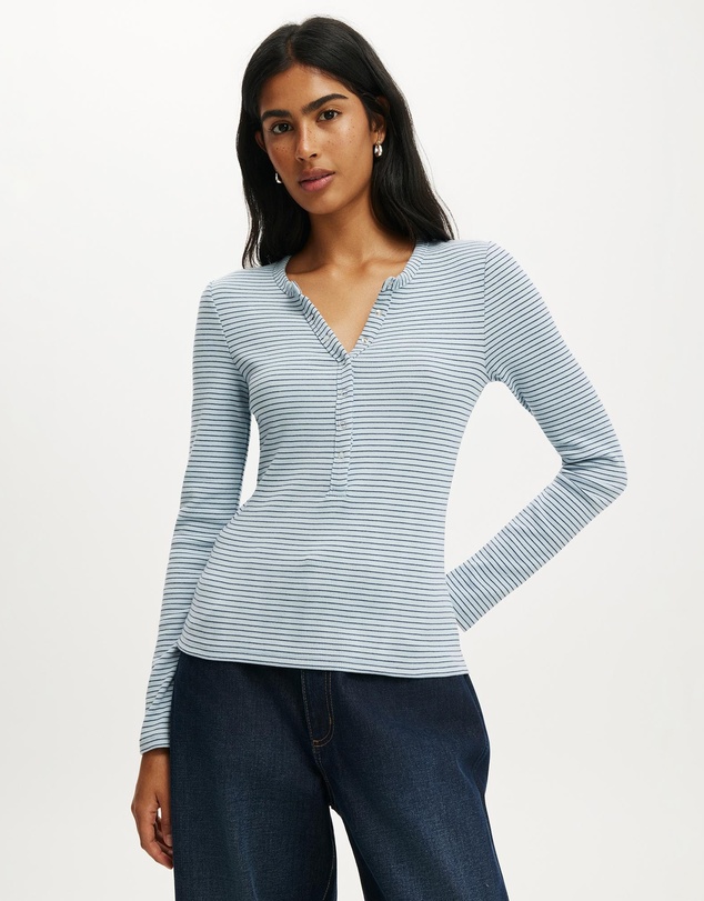Cotton On - Blake Henley Long Sleeve Top
