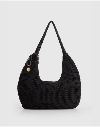 Laura Jones - Rayon Crochet Shoulder Bag