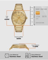 Fossil - Fossil Everett Gold Watch FS5965