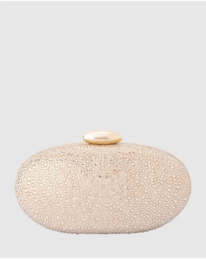 Olga Berg - Meyer Crystal Oval Clutch