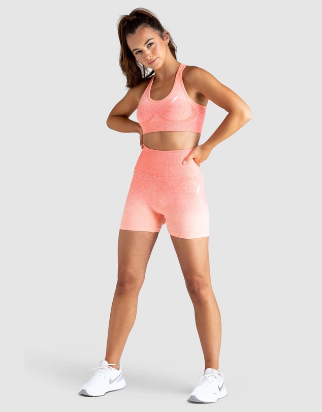 Doyoueven - Ombre Scrunch Seamless Shorts