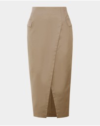Forcast - Abby Asymmetric Tailored Skirt
