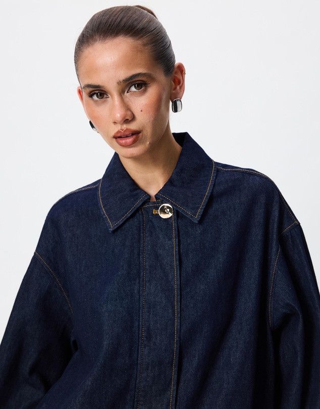 Tussah - Margot Chambray Bomber Jacket