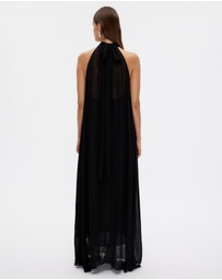 Revibe - Repaired Minima Esenciales Reese Tie Back Maxi Dress - AU 8