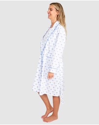 Sant And Abel - Women's Blue Palm Tree Robe