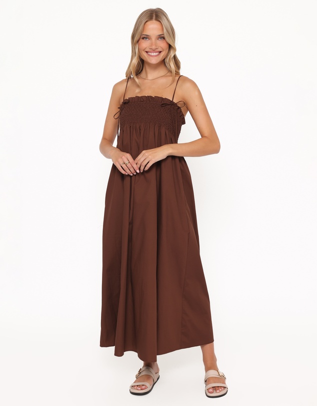 Petal & Pup - Josie Maxi Dress - Brown