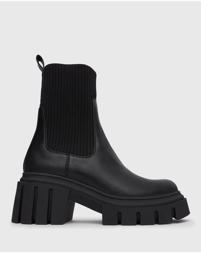 Betts - Chloe Chunky Platform Sock Boots