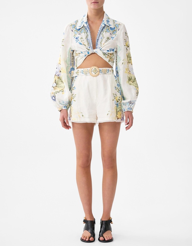 Camilla - Tuck Front Shorts