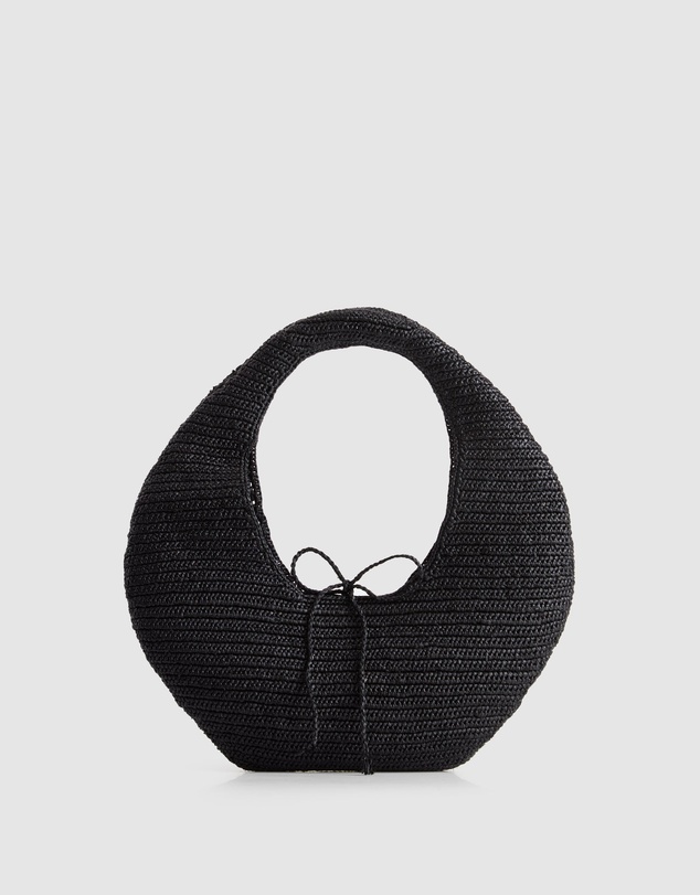 Evity - Clara Raffia Shoulder Bag