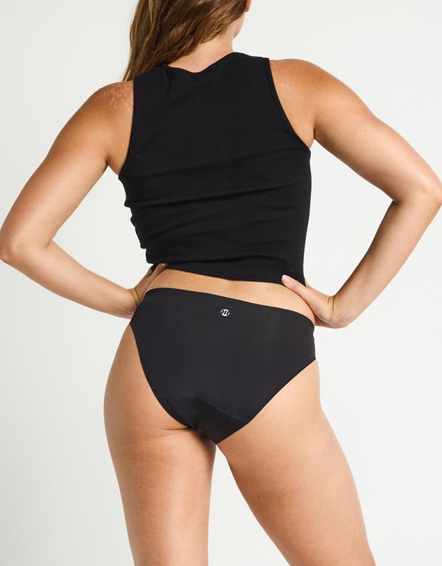 Modibodi - Seamfree Period Bikini Moderate Absorbency Black
