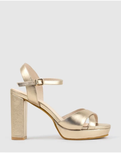 Edward Meller - RENATA100 Crossover Platform Sandal