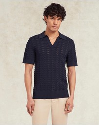 Che - Ripple Open Neck Polo