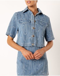 Petal & Pup - Tammy Two Piece Set - Blue Denim