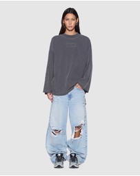 Ksubi - Sott Altar Boyfriend LS Tee Charcoal