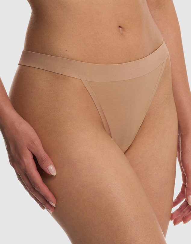 Natori - True Zen Sheer Mesh Thong Underwear