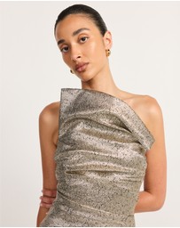 TOJHA - Tacoma Dress - Metallic Champagne