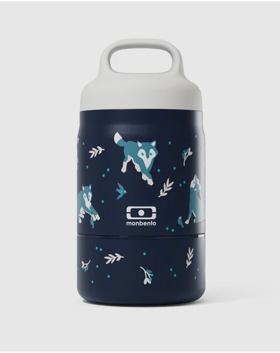 Monbento - Monbento Handy Kids Insulated Lunch Box with Compartments - Wolf