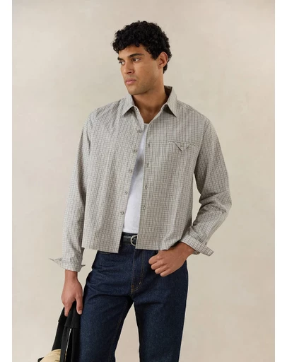 Percival - Hinsely Boxy Long Sleeve Shirt