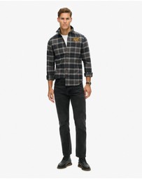 Superdry - Embroidered Check Overshirt