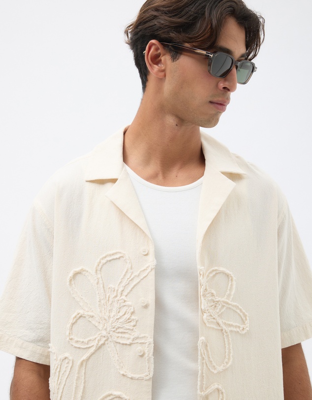 AERE - Floral Cotton Shirt