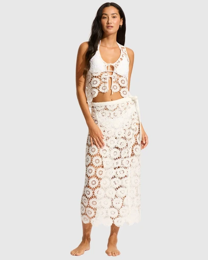 Seafolly - Secret Garden Tie Front Top