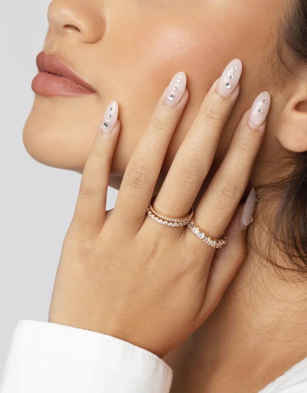 Lovisa - Gold Cubic Zirconia Triple Band Ring