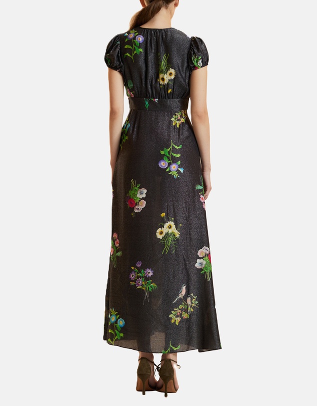 Cynthia Rowley - Printed Lurex Midi Dress