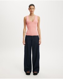 Cotton On - Deep V Tank