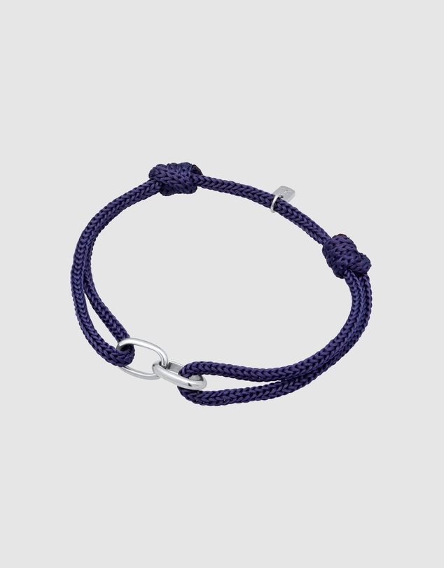 Kuzzoi - ICONIC EXCLUSIVE - Nylon Bracelet with Sterling Silver Details