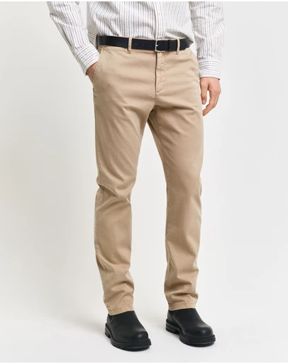 Gant - Slim Fit Dobby Structured Chinos