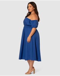Pink Dusk by Curve Project - Brightside Midi Dress