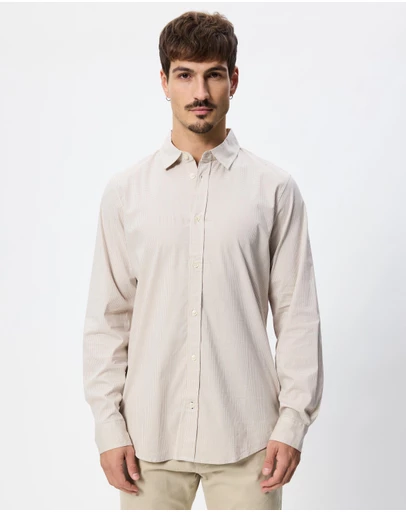 Scotch & Soda - Micro-Check Poplin Shirt