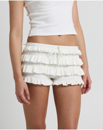 Alice In The Eve - Sweetie Ruffle Knit Hot Shorts