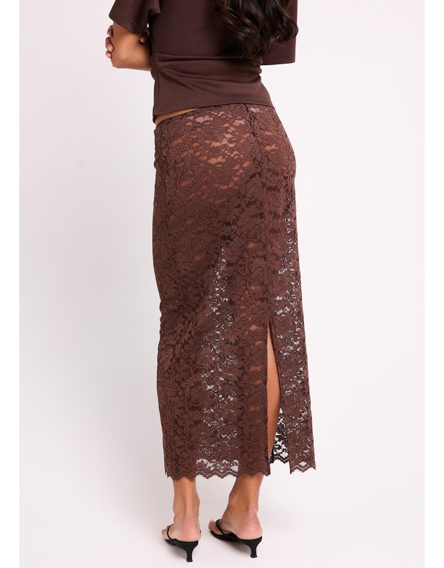 Alice In The Eve - Natalie Lace Midi Skirt