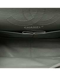 Pre-Loved by Azura Reborn - Pre-Loved Caviar and Iridescent Calfskin Reissue 2.55 Double Flap 226