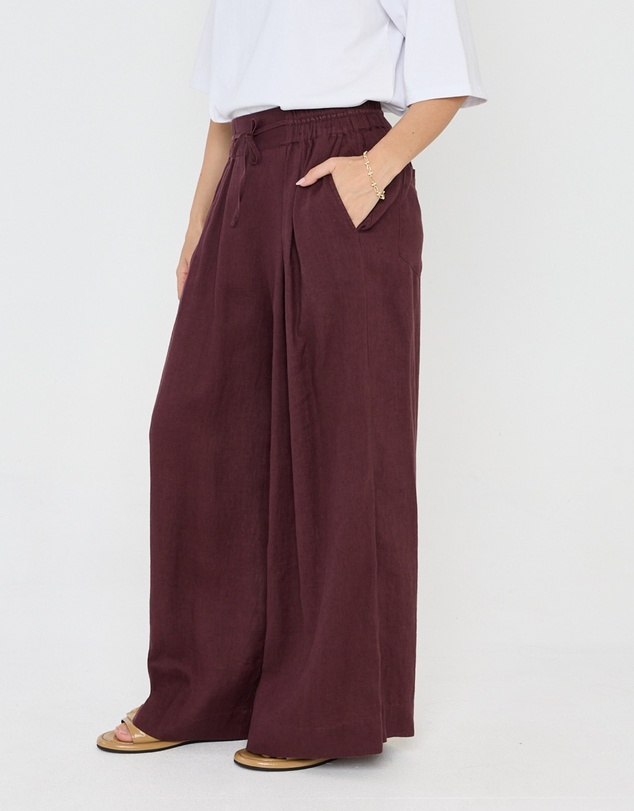 ALEXANDRA - Ciel Pants Burgundy